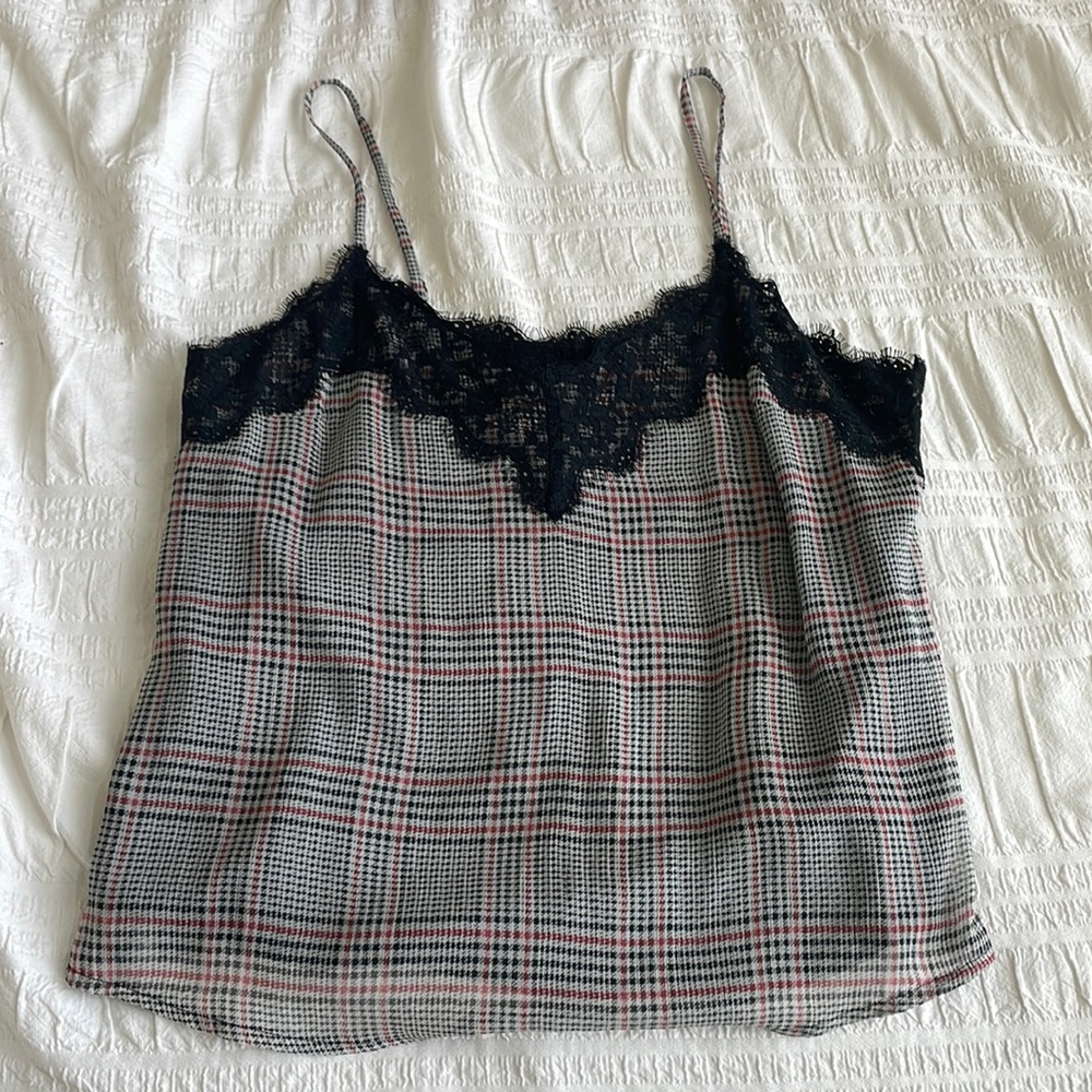 AF camisole. Perfect with a leather jacket for winter.